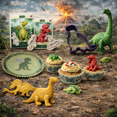 Dino koek & muffinvormen