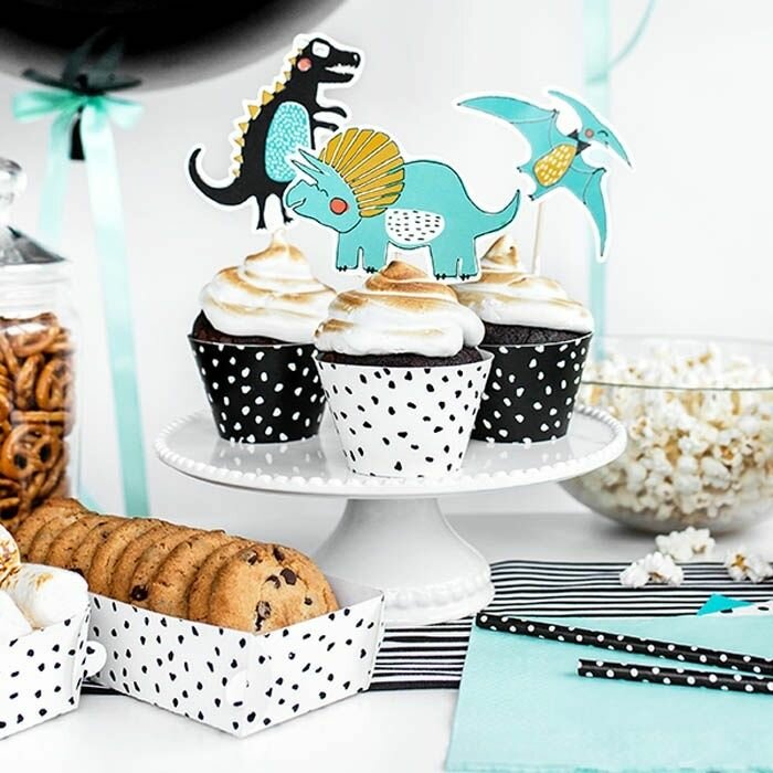 Dinosaurus dino toppers (5x)