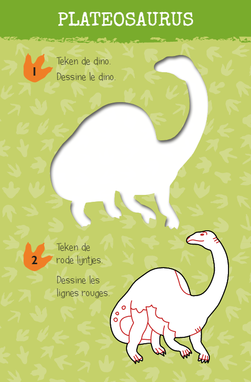 Zo teken je dinosaurussen
