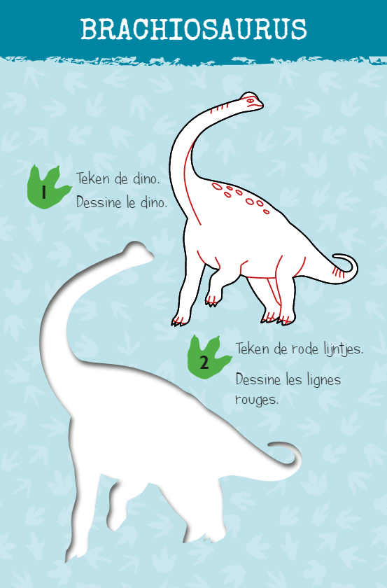 Zo teken je dinosaurussen