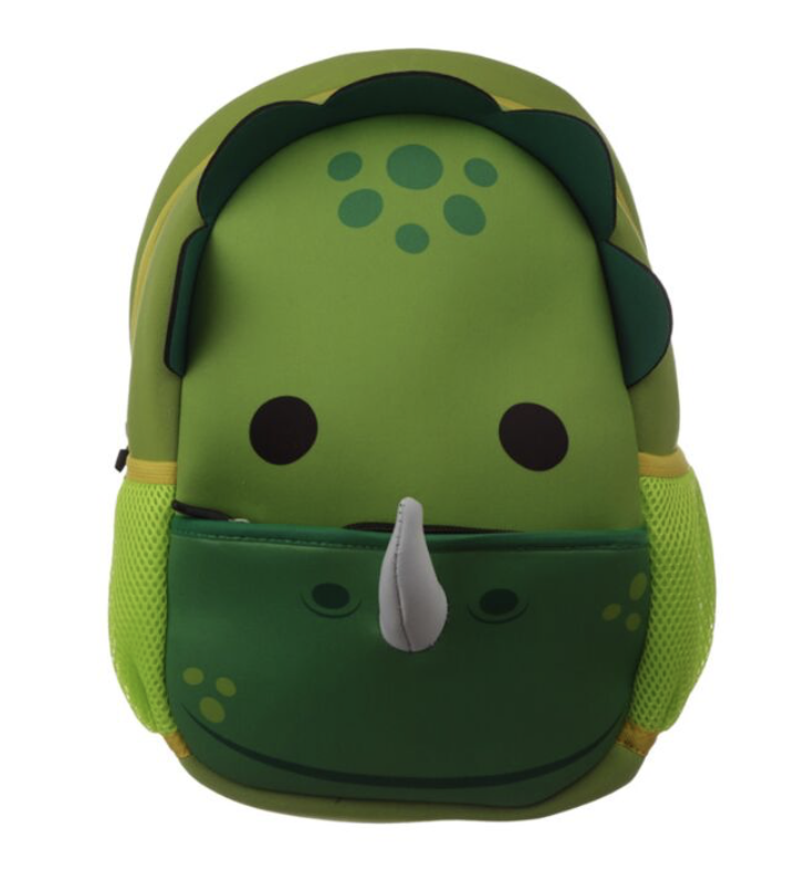 voorkant triceratops rugzak