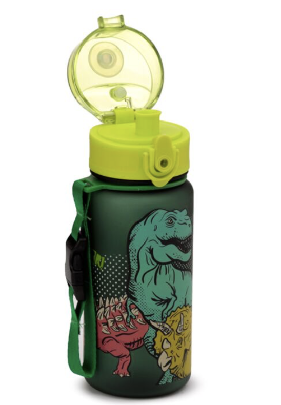 Dinosauria Pop Top 350ml Breukbestendige Kinder Drinkfles
