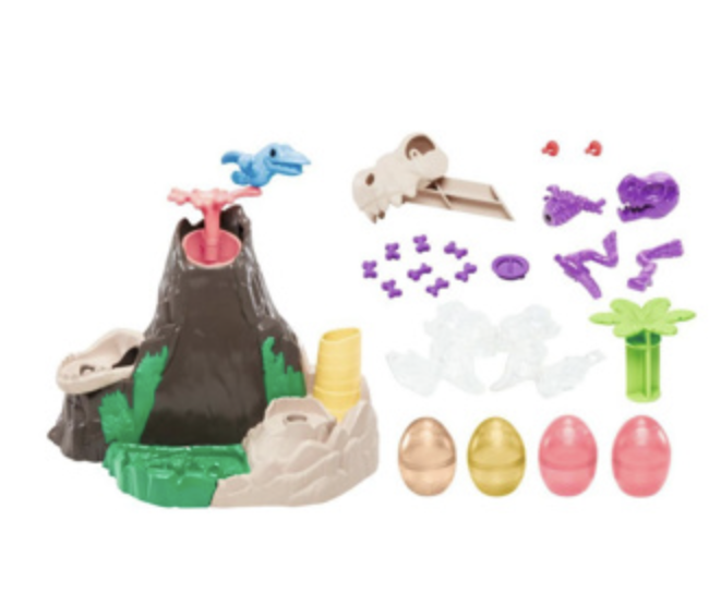 De volledige play doh dino set