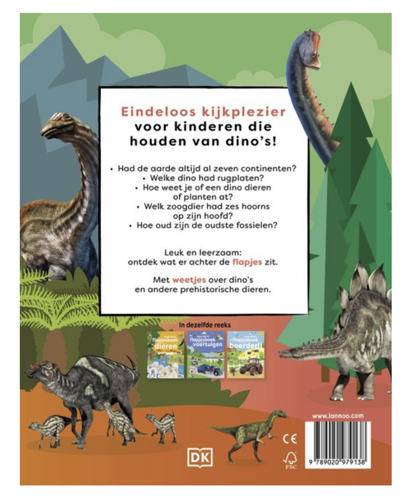 dino flapjesboek achterkant