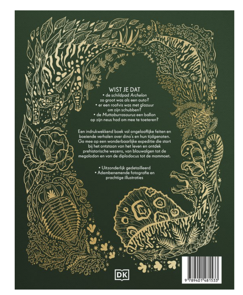 achterknat grote boek met alles over dinosaurussen