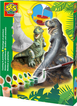 Leeuw fonds Ademen Gieten en schilderen Dinosaurus - Dinoworld