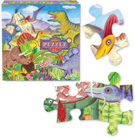 64 stukjes Dinosaurus Puzzel - Age of the Dinosaur