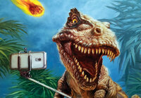 100 stukjes Dinosaurus Puzzel - Dino Selfie