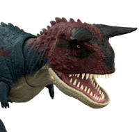 Kop van Carnotaurus van Mattel