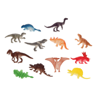 zakje met 12 dino's