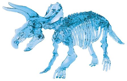 Triceratops glow in the dark