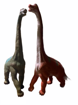 Brachiosaurus met geluid