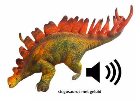 Stegosaurus met geluid