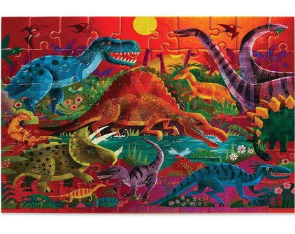 60 stukjes Dinosaurus puzzel - Crocodile Creek - 