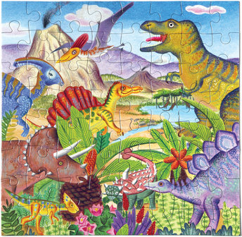 64 stukjes Dinosaurus Puzzel - Age of the Dinosaur