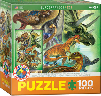 100 stukjes Dinosaurus Puzzel - Dino Selfie