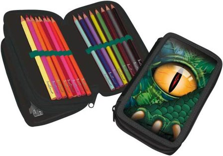 Dinosaurus etui - T-rex Eye - groot (gevuld)