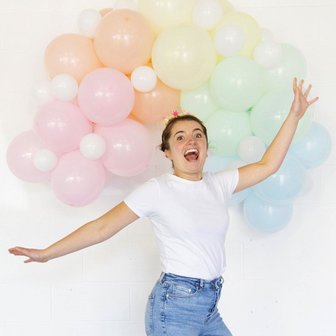Ballonnen pakket - Pastel kleuren - 3 meter 