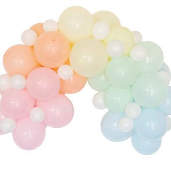 Ballonnen pakket - Pastel kleuren - 3 meter 