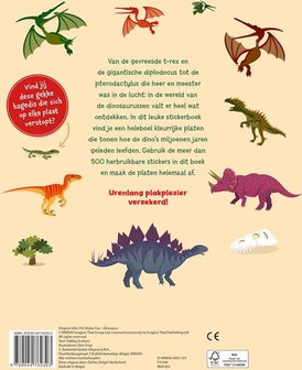 Stickerboek: Super Stickerpret - Dinosaurussen