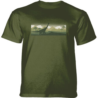 Brachiosaurus Silhouette groen