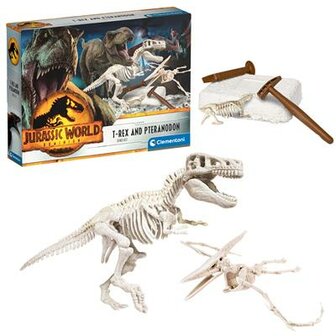 Dig it out:  T-rex &amp; Pteranodon - Glow in the dark