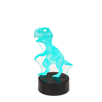 LED Nachtlamp 3D Dinosaurus -T-rex