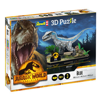3D Puzzel - Bouwpakket - Jurassic World - Raptor Blue