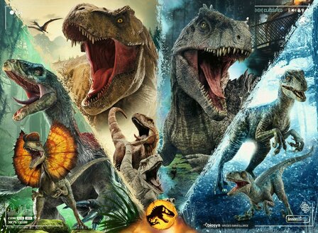 100 stukjes Jurassic World puzzel - Dominion