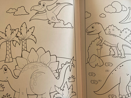 Dinosaurus kleurboek - Mijn dino kleurboek