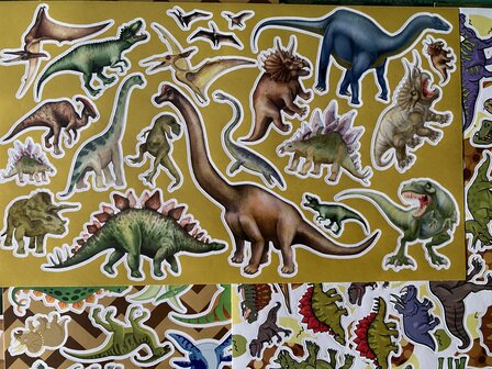 Dinosaurus XL stickerset - 500 stickers