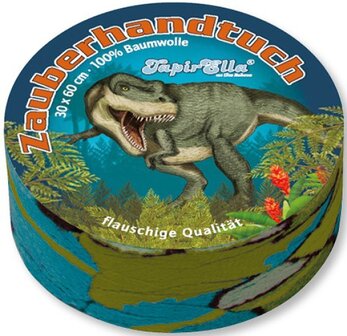 Magische Dinosaurus handdoek - 30 x 60 cm