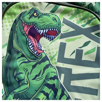 Dinosaurus - T-rex - Rugzak - Groen - 3D