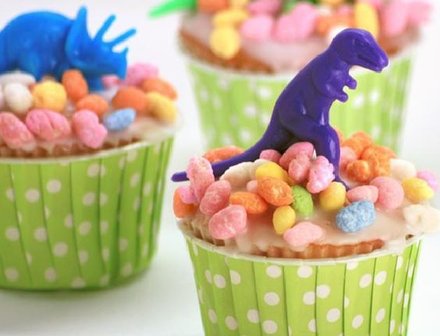 dinosaurus voor cake