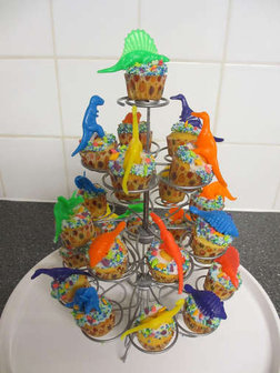 dinosaurus voor cake