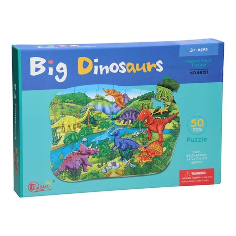 Dinosaurus 50 stukjes