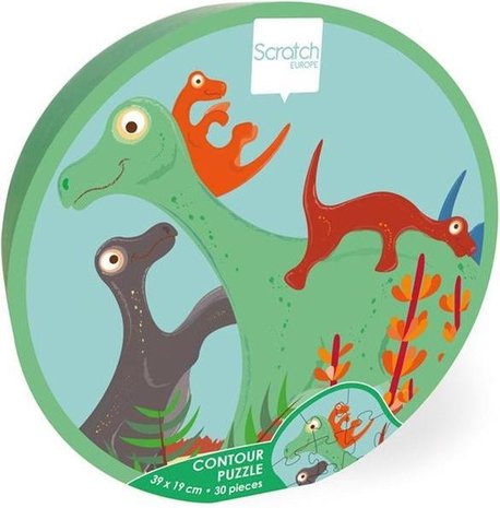 30 stukjes Brontosaurus puzzel + kids