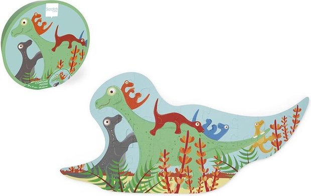 30 stukjes Brontosaurus puzzel + kids