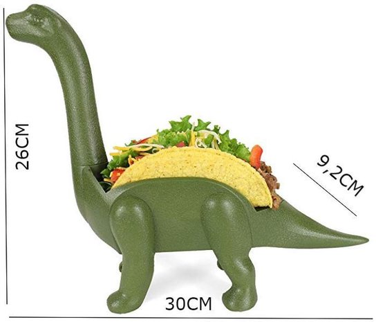 Brontosaurus taco houder