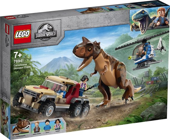 Trend dorp ijs LEGO: Jurassic World Achtervolging van Dinosaurus Carnotaurus - 76941 -  Dinoworld