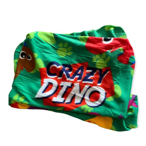 Fleece deken Crazy Dino