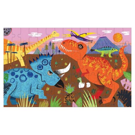 Dinosaurus Puzzel - Lenticulair - (75 st) - Mudpuppy