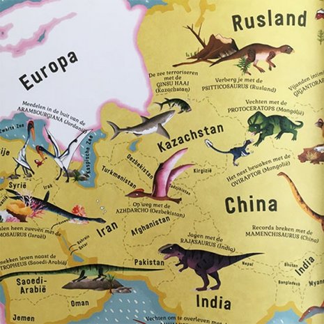 Boek: De Grote Atlas van Dinosaurussen