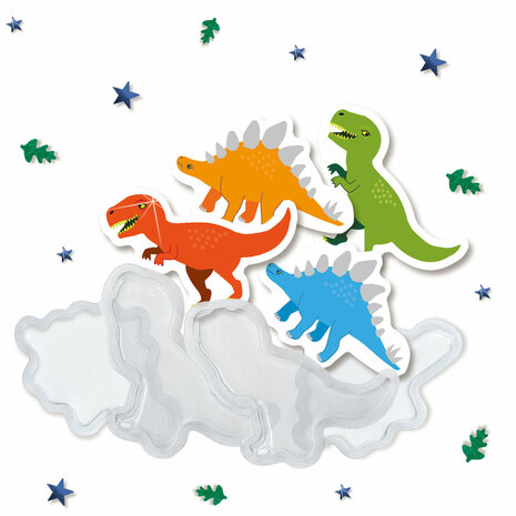 SES Dinosaurus stickers maken