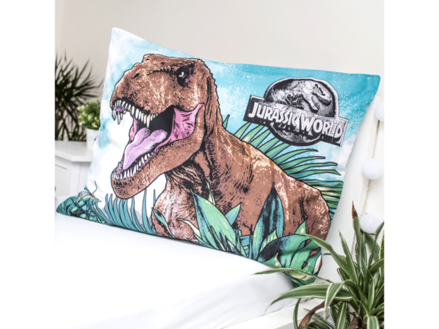 Jurassic World Dekbedovertrek - T-rex - Glow in the dark -  140 x 200 cm 
