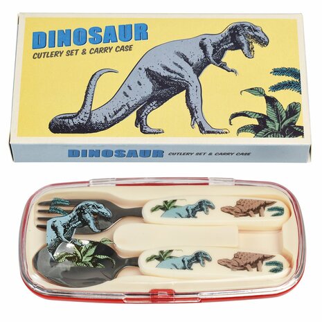 Dinosaurus bestekset - vork & lepel
