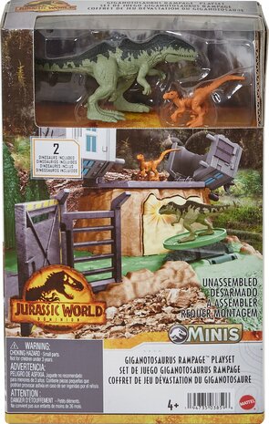 Jurassic World Minis Playset Dino Rampa - Mattel