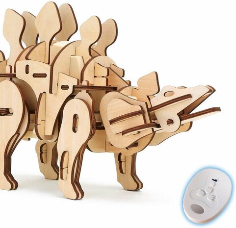 Modelbouw - Hout - Stegosaurus - Robotime