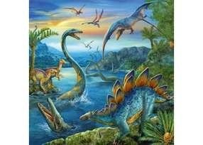 49 stukjes (3x) Dinosaurus Ravensburger Puzzel