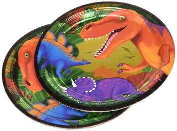Laatste: Bordjes (8x) 23 cm (Diplohosaurus Feest)